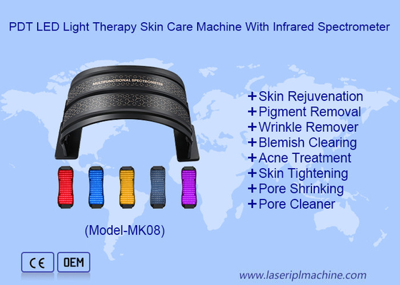 Macchina portatile PDT LED per la cura della pelle con spettrometro a infrarossi