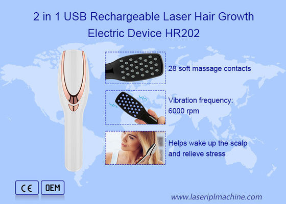 Pettine elettrico del laser di Zohonice 655nm per ricrescita dei capelli